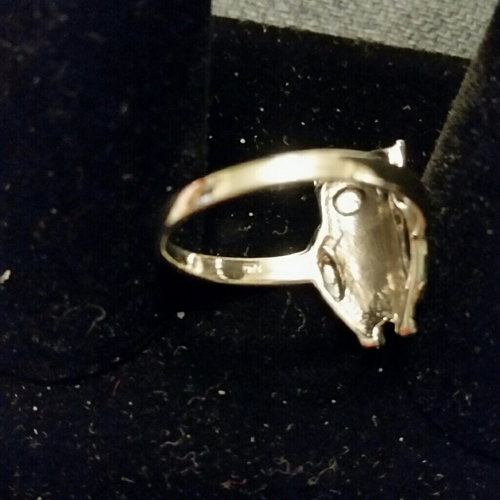 .925 Sterling Silver Owl Ring - Picture 5 of 8